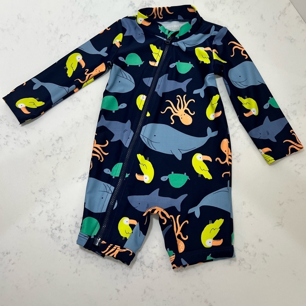 Carter's Kids Swimwear - Navy and Orange